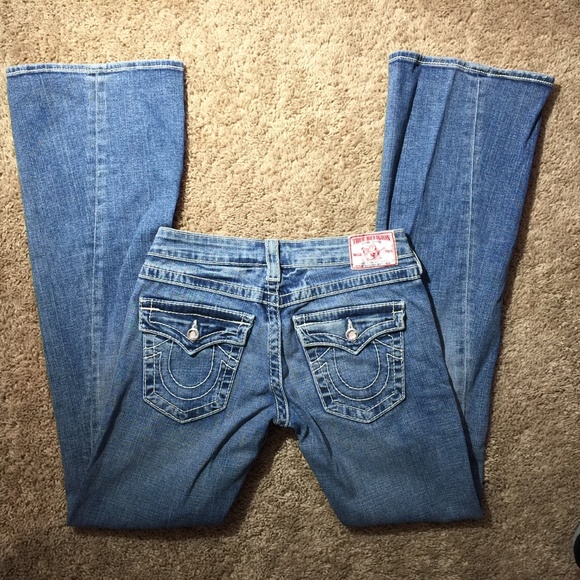 True Religion Disco Joey Big T Womens Denim sz 27 - Picture 1 of 8